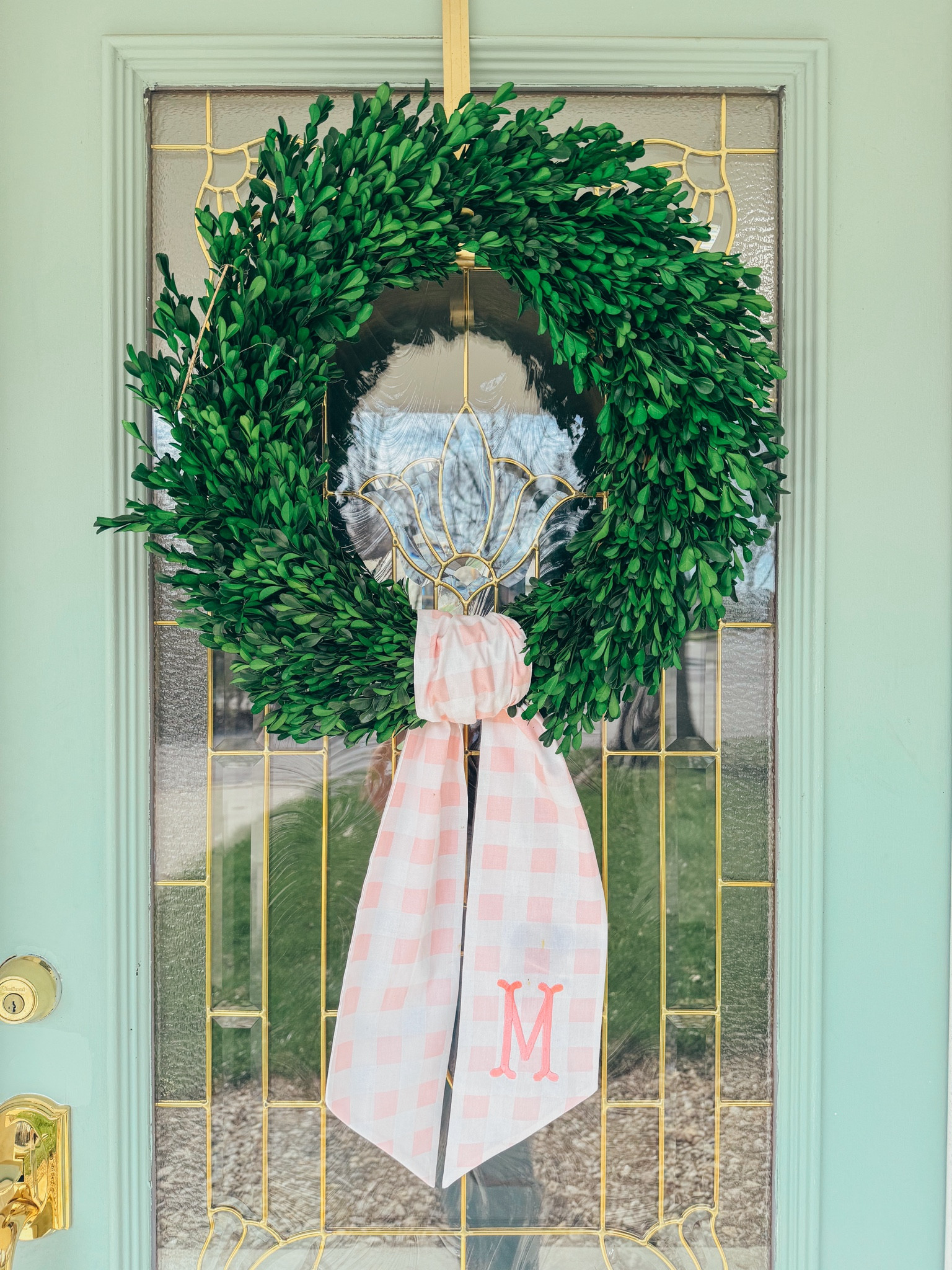 the cutest wreath sash for spring and summer 🌸🩷🎀 

#LTKfindsunder50 #LTKhome