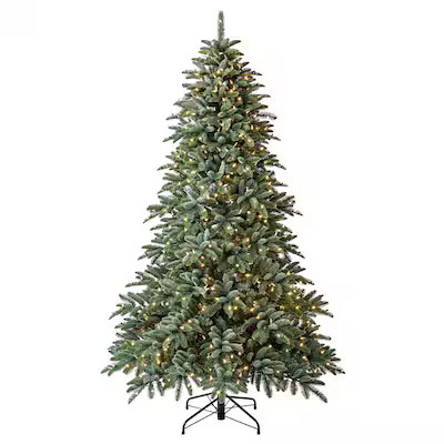 Tree Classics by Balsam Hill 7-Ft Deluxe Noble Fir Pre-lit LED Artificial Christmas Tree | Lowe's