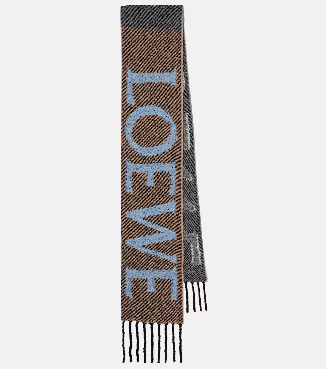 Logo alpaca and wool-blend scarf | Mytheresa (INTL)
