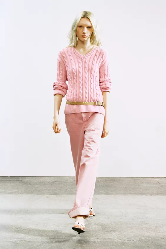 TRF LOW-RISE LOOSE FOLDED JEANS | Zara UK