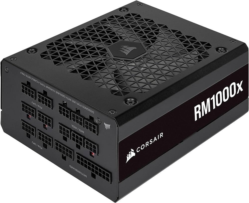 Corsair RM1000x (2021) Fully Modular ATX Power Supply - 80 PLUS Gold - Low-Noise Fan - Zero RPM -... | Amazon (US)