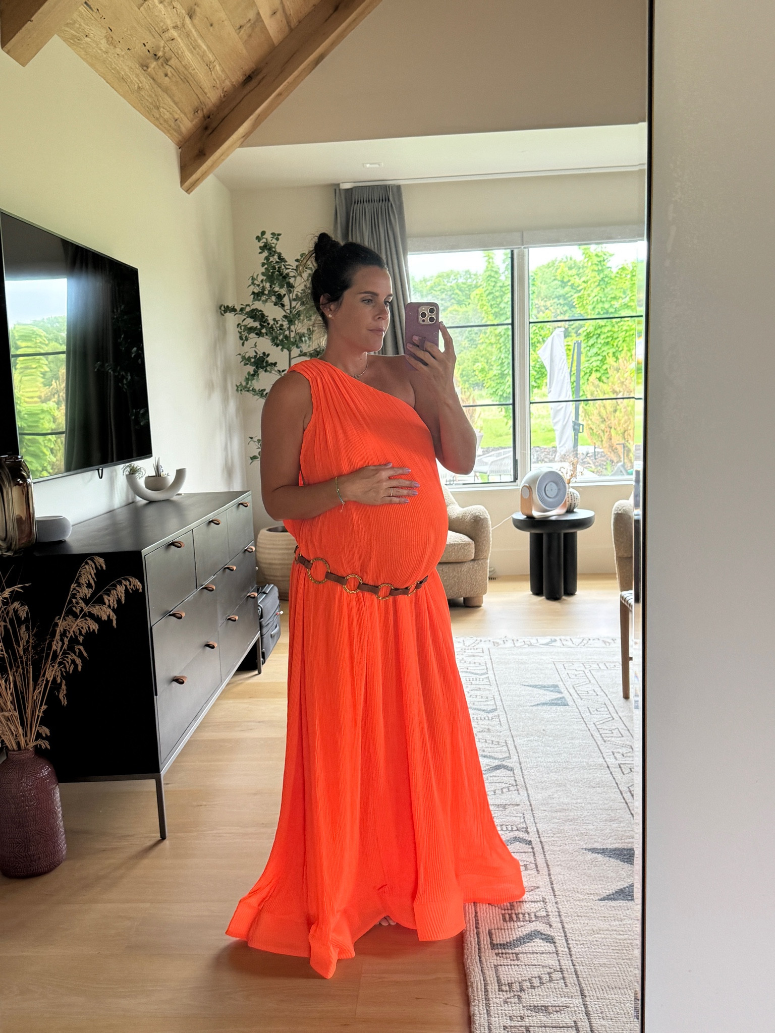 Non maternity. 9 months pregnant. Wearing a medium  

#LTKWedding #LTKBump