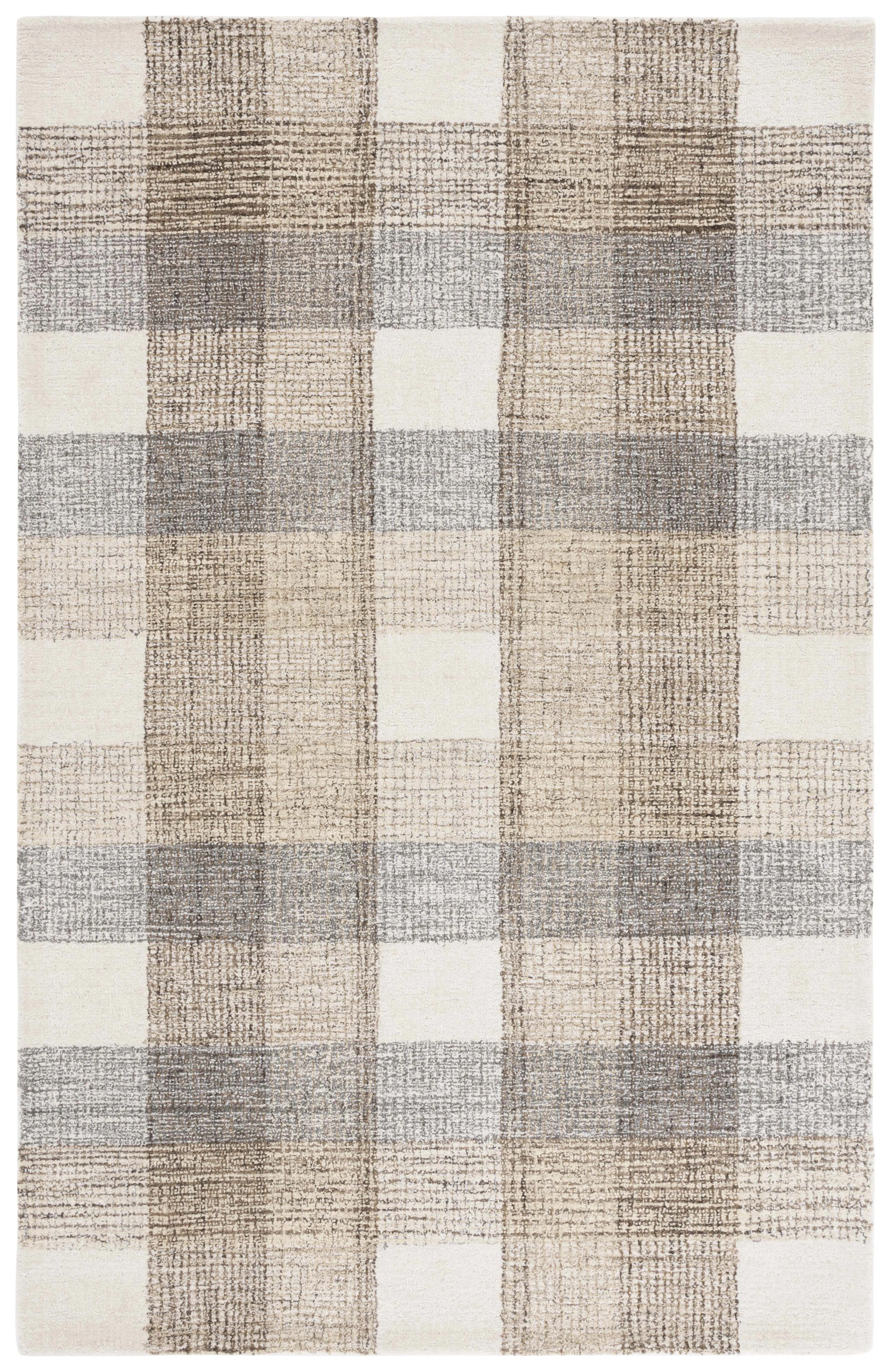 Genre Hand Tufted Wool;Cotton Plaid Rug | Wayfair North America