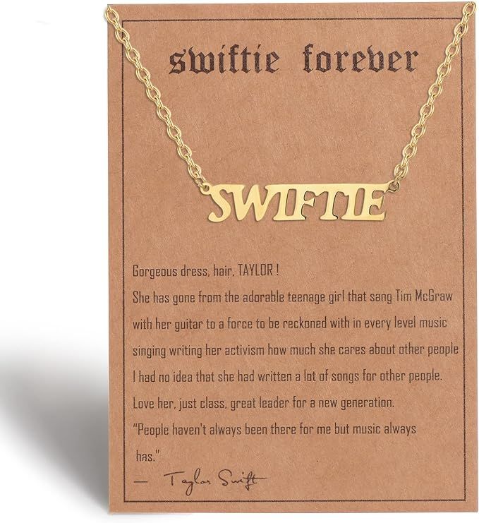 NONTAI TS Inspired Necklace for Women, SWIFTIE Outfit Jewelry - Folklore Lover Reputation 1989 Re... | Amazon (US)