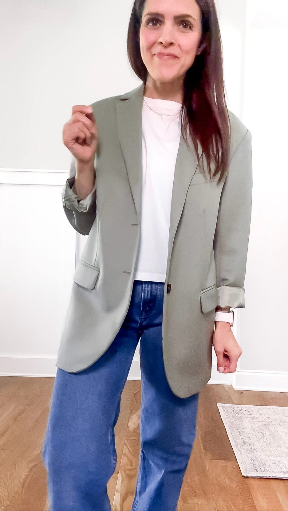 Spring layers I keep reaching for and if starting from scratch, would choose first. 

Oversized blazer: @Anine Bing, XS
Jeans: @abercrombie, tts
Loafers: Sam Edelman, tts 

#LTKgrwm #LTKootd