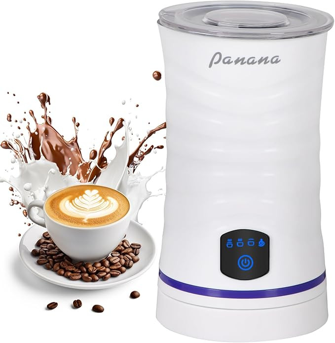Electric Milk Frother, Automatic Milk Steamer, 4-IN-1 Hot & Cold Foam Maker-8.4oz/240ml Milk Warm... | Amazon (US)