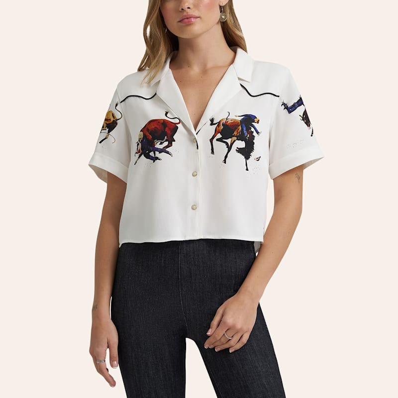 Lainey Wilson x Wrangler Camp Shirt | Cavender's