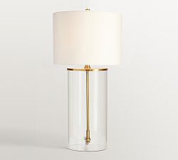 Aria Glass Table Lamp (31") | Pottery Barn (US)