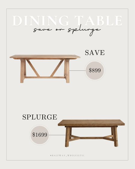 Here is the link to our budget friendly World Market dining table and a higher end option from Pottery Barn! 

#LTKhome #LTKFind #LTKSeasonal