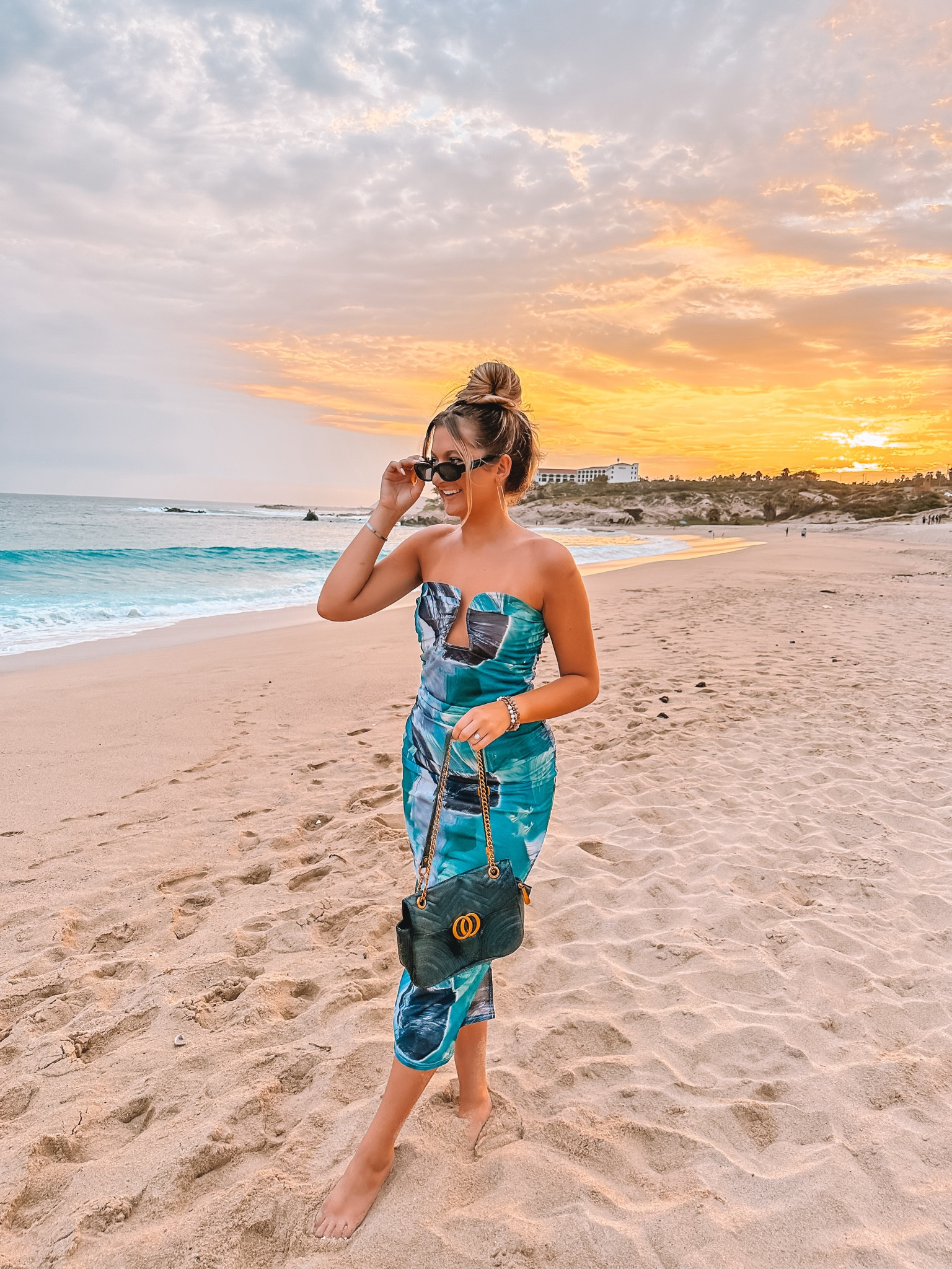 Beautiful blue print dress for vacation. Maxi dress, bodycon dress, vacation outfits 

#LTKtravel #LTKSpringSale #LTKfindsunder100