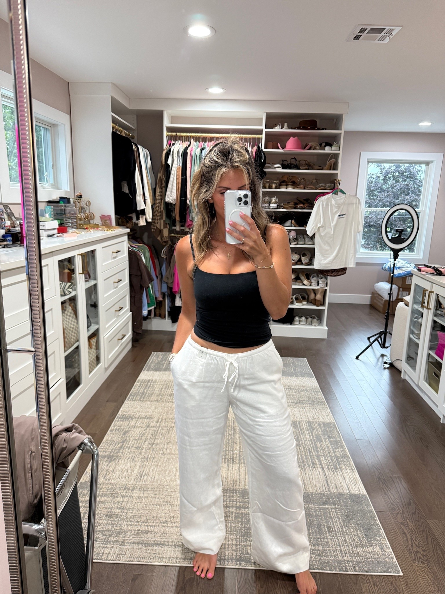 The perfect year round pants! I have loved styling them in the summer and can’t wait to style them for fall!

Trendy fashion, summer fashion, fall fashion, chic style, casual outfit inspo 

#LTKSeasonal #LTKStyleTip