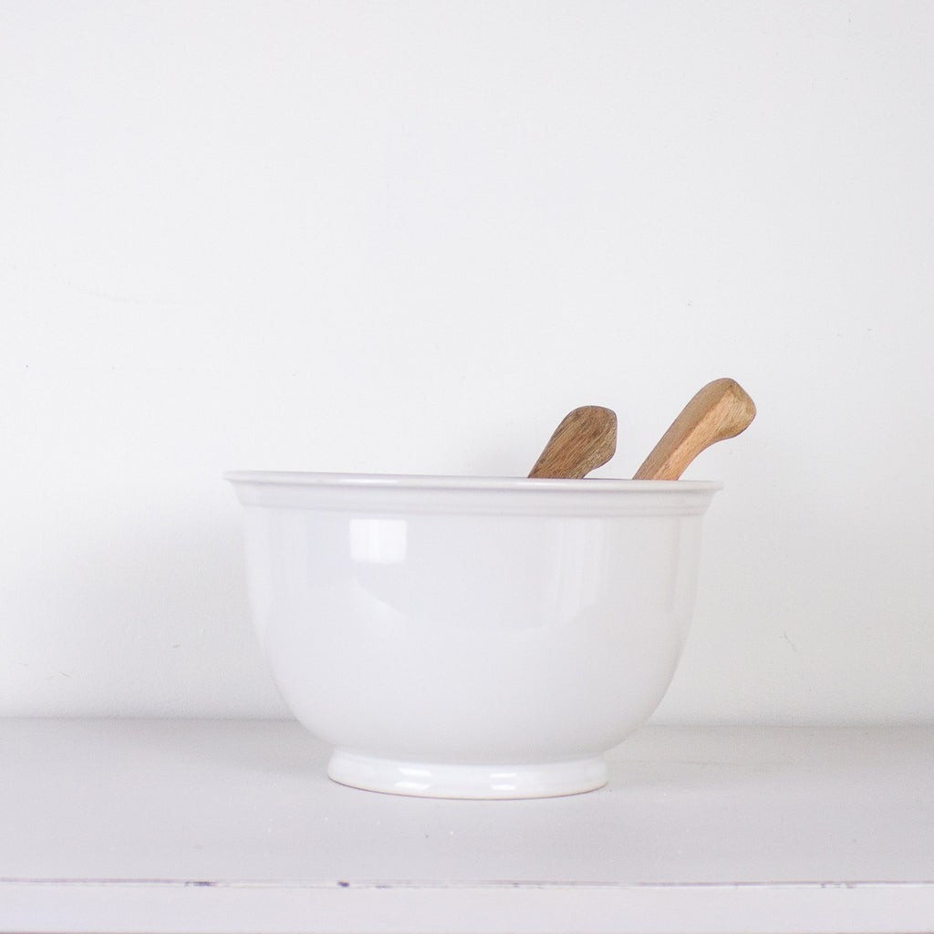 Emory Stoneware Vintage Reproduction Bowl | Purple Rose Home