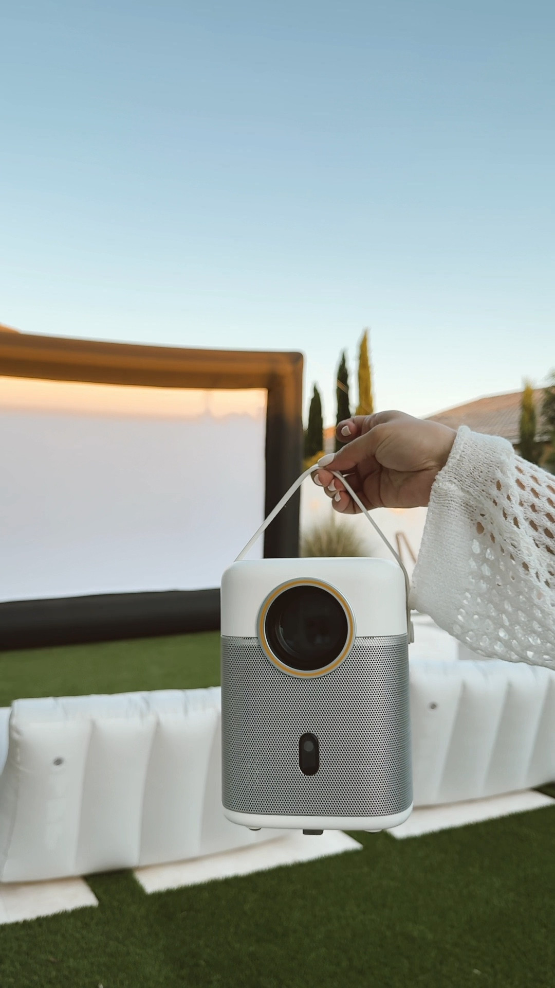 Outdoor movie must haves - backyard movie projector - inflatable bed - Fabric Sunbed Lounger - Inflatable projector screen - white cooler - neutral bean bag - popcorn maker - outdoor umbrella - outdoor furniture #LTKoutdoor #LTKsummer 



#LTKFamily #LTKSeasonal #LTKHome