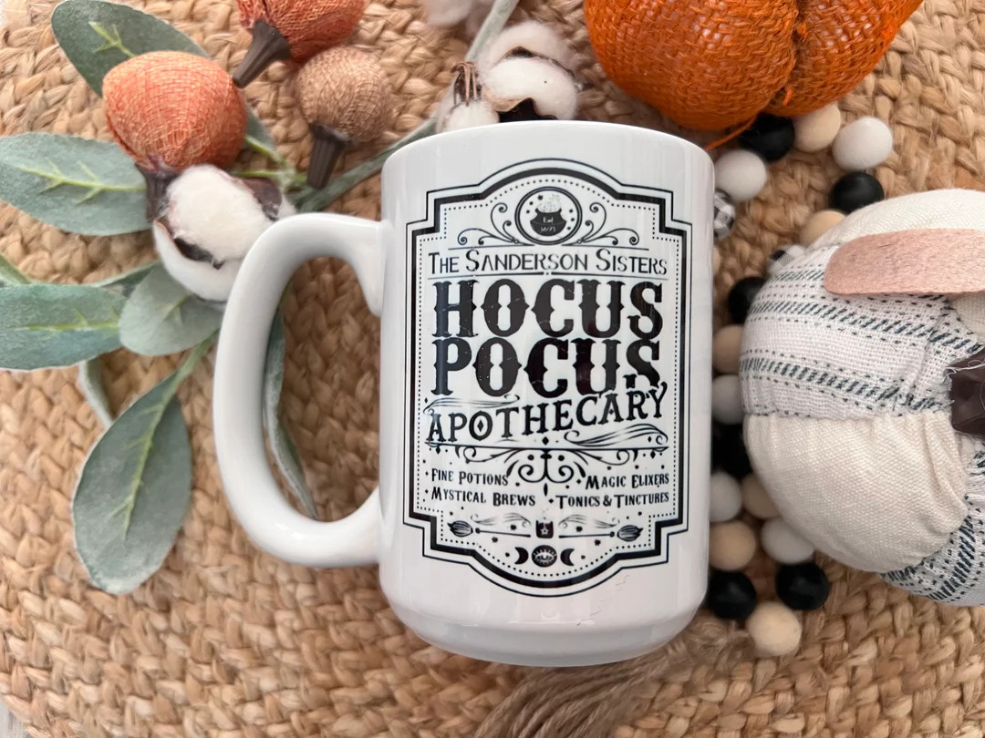 Halloween Mug/ Hocus Pocus Mug/ Halloween Cup/ Witch Cup/ Sanderson Sisters Cup - Etsy | Etsy (US)