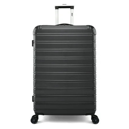 iFLY Fibertech 28" Large Checked Suitcase – Hardside Expandable Spinner Luggage for Travel, Black | Walmart (US)