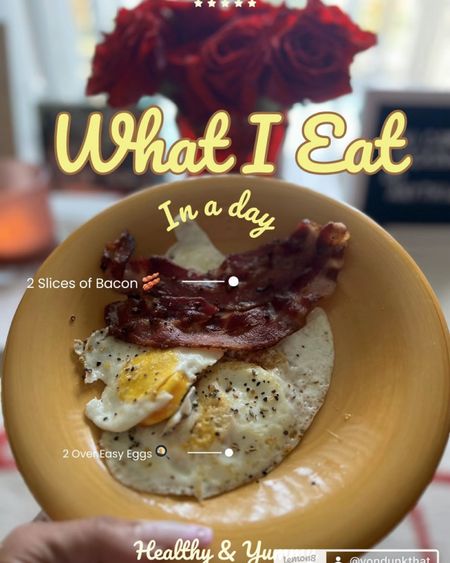 Easy Sunday Reservations are a must for me🙏🏽😌. 🥓🍳☕️ & Jazz has been my recent starter pack 💓

This is a great protein packed breakfast for me.  & don’t ask when I became an eggs over girly but I am and I love it!

#LTKFitness #LTKPlusSize
