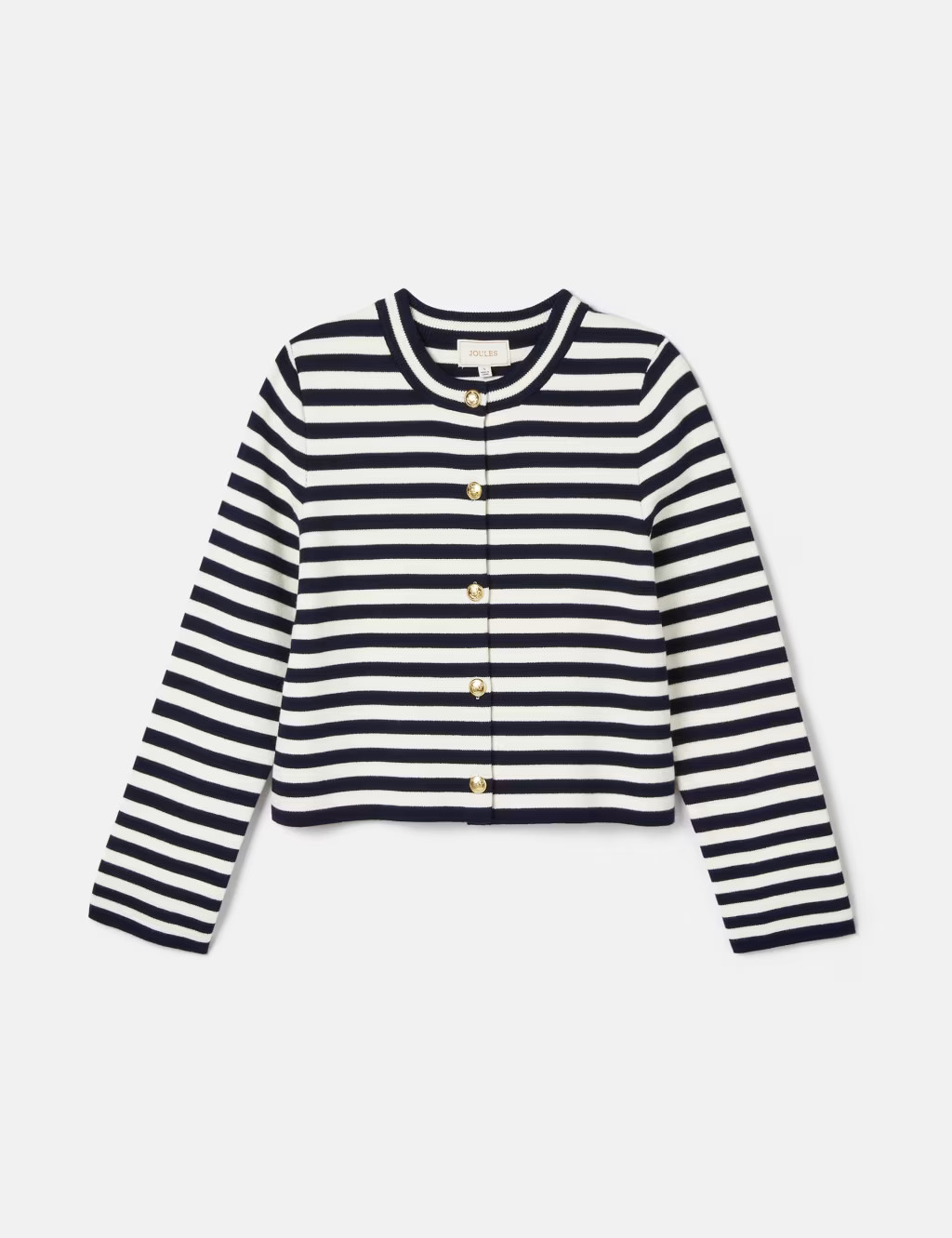 Pure Cotton Striped Crew Neck Cardigan | Marks & Spencer (UK)