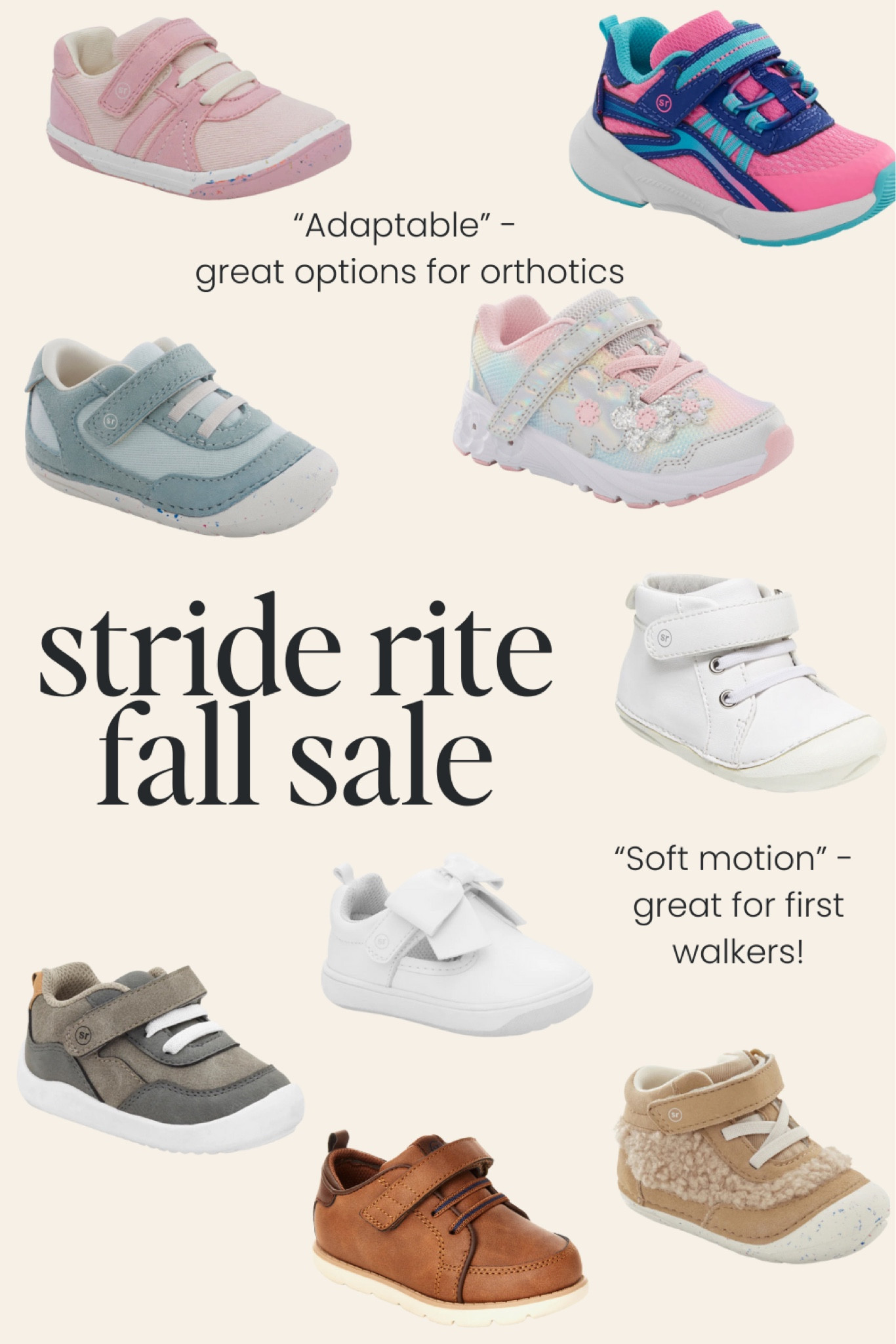 Lots of great options for new walkers, seasoned walkers & little’s with orthotics are 20% off right now! 

#LTKKids #LTKBaby #LTKSaleAlert
