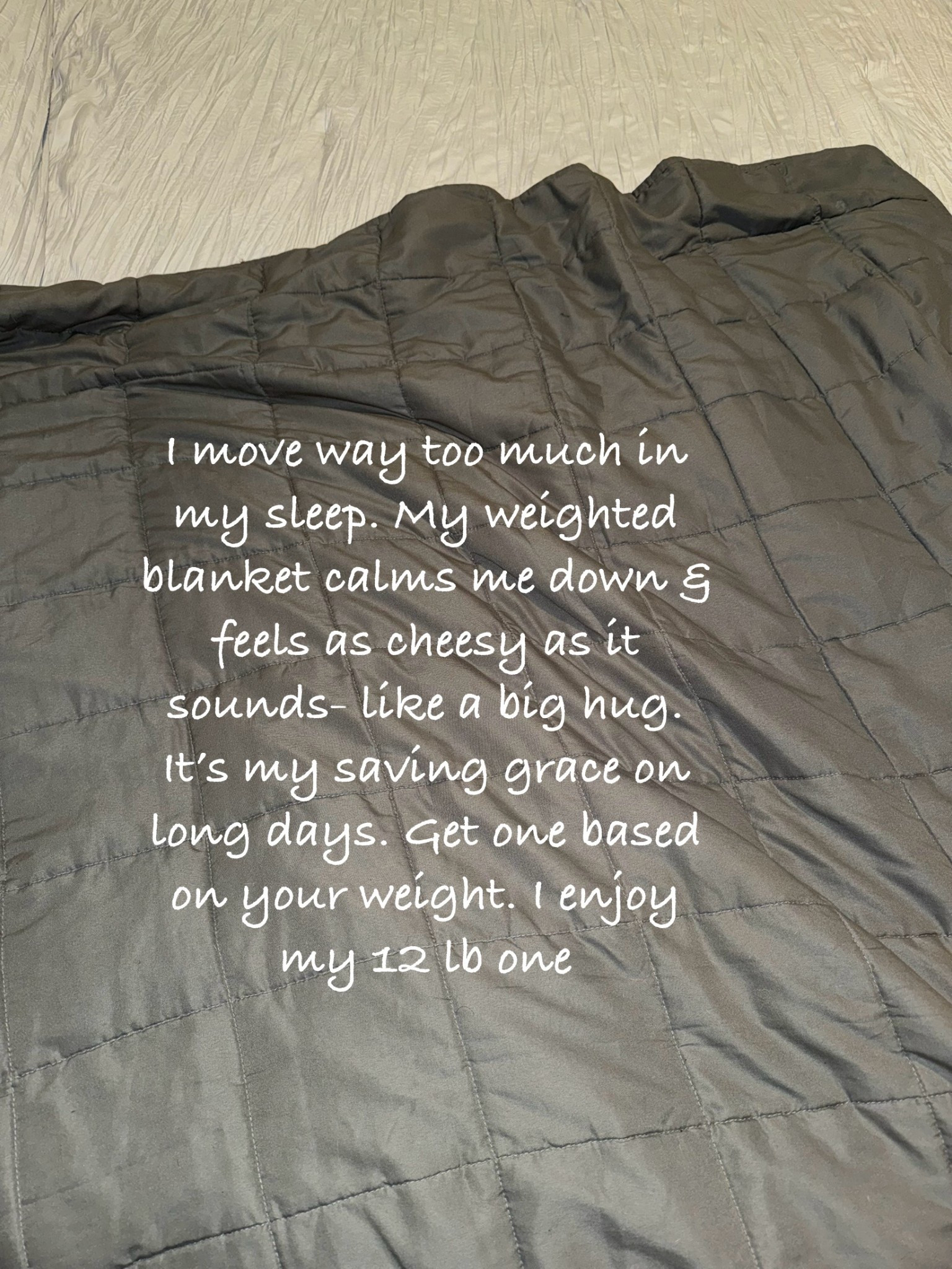 My weighted blanket helps me get my sleep score up as well ✨🤓

#LTKSaleAlert #LTKFamily #LTKGiftGuide