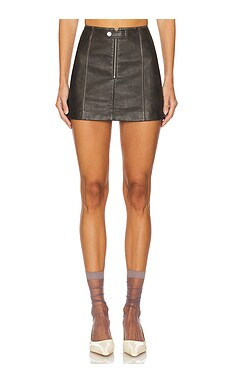 NIA Houston Skirt in Mink from Revolve.com | Revolve Clothing (Global)