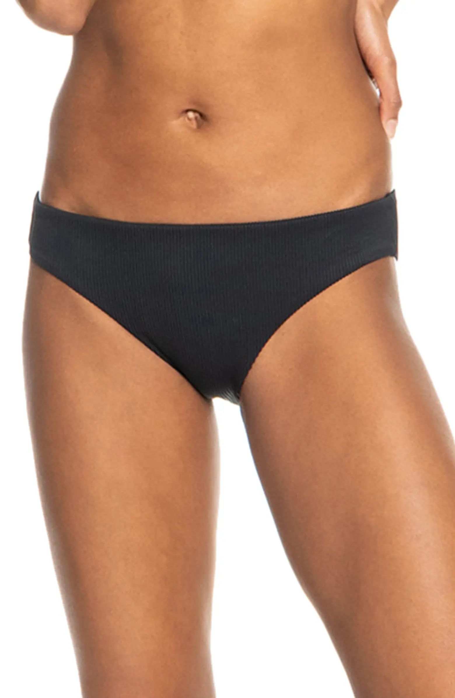 Roxy Rib Love The Comber Bikini Bottoms | Nordstrom | Nordstrom