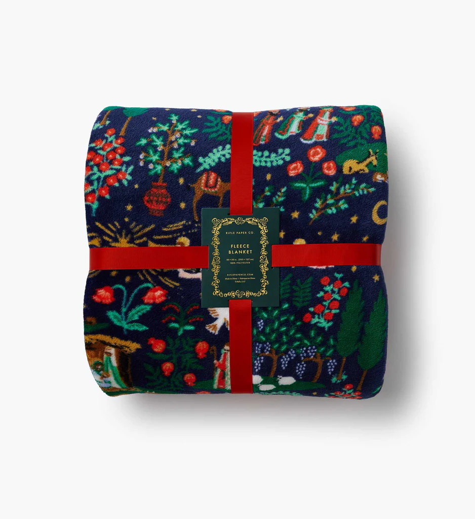 Fleece Blanket - Nativity | Rifle Paper Co.