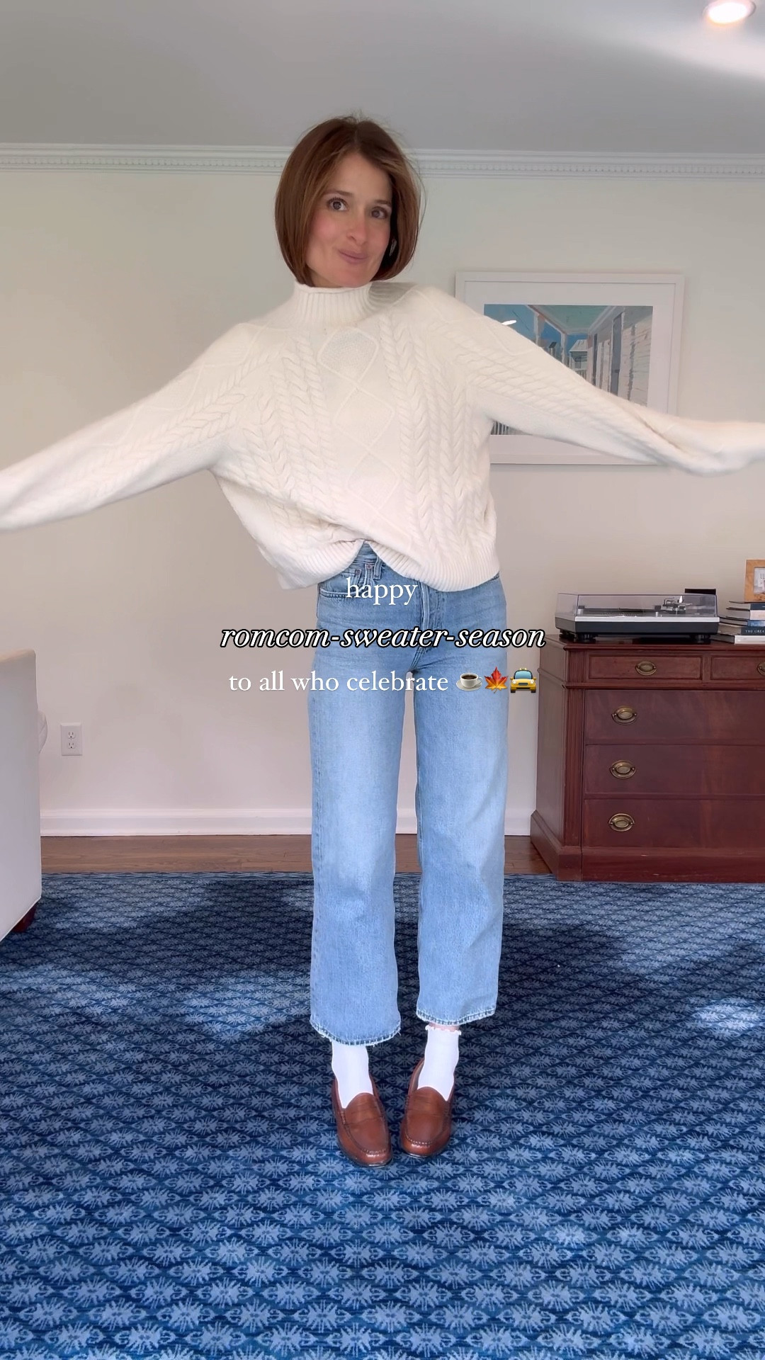 There are sweaters, and then there are rom-com sweaters…more than just warm and soft; they are oversized, romantic, cozy, and get bonus points if the sleeves go over your fingertips. Comment ROMCOM, and I'll send you a link to the four sweaters that check all the boxes to make you feel like you’re about to stumble on the set of a Nancy Meyers rom com. ☕🍁🚖

Sizing notes: wearing a small in all sweaters ❤️

#LTKFindsUnder100 #LTKWatchNow #LTKSeasonal