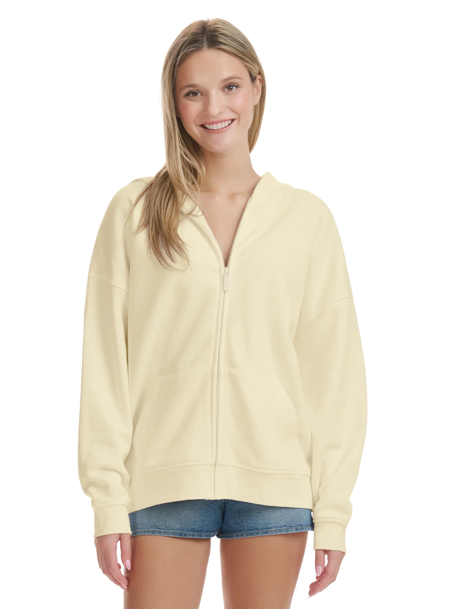 Mills by Millie Bobby Brown Women's Fleece Zip Hoodie, Sizes XXS-XXL | Walmart (US)