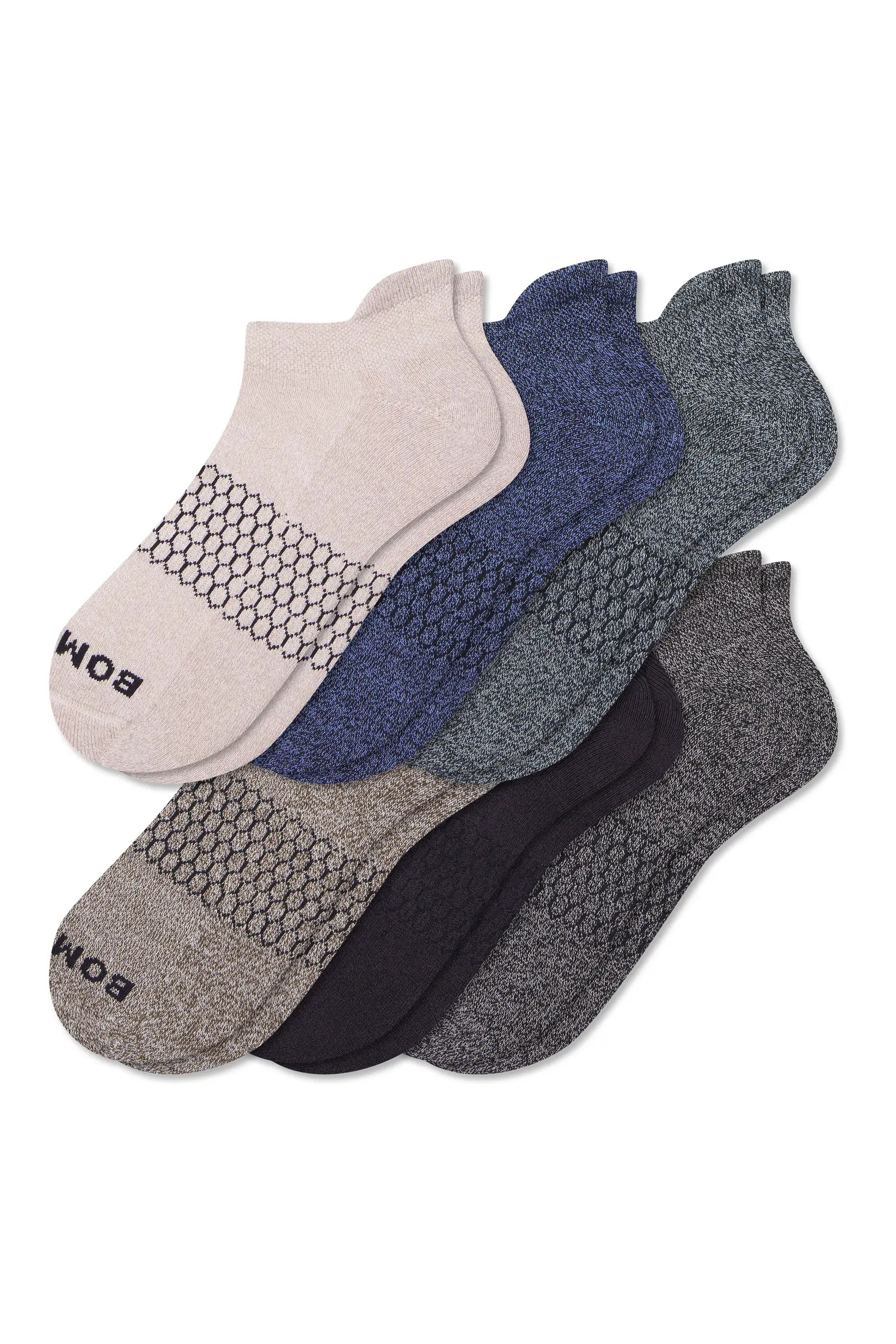 Marled Assorted 6-Pack Ankle Socks (Men) | Nordstrom | Nordstrom