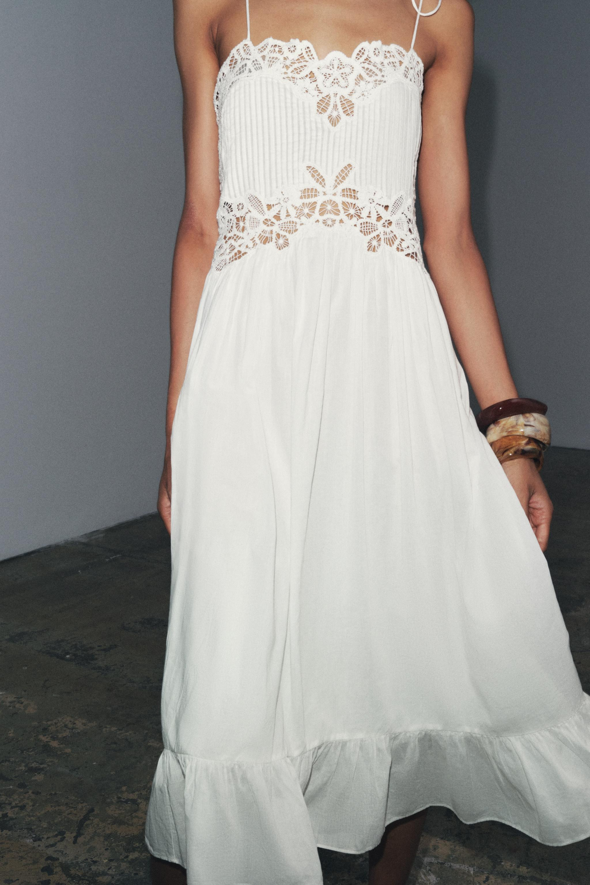 ZW COLLECTION EMBROIDERED DRESS | Zara US