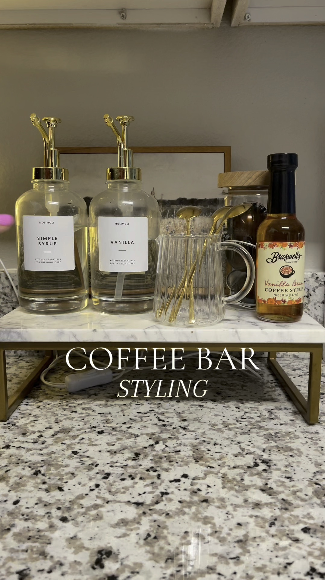 Coffee counter / coffee bar area styling with these syrup dispensers ☕️ all decor is from Amazon + Target! 

kitchen decor, kitchen counter decor, home decor

#LTKfoodie #LTKmorningroutine #LTKHome
