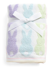 2pk Rainbow Bunny Rows Hand Towels | Bed & Bath | Marshalls | Marshalls