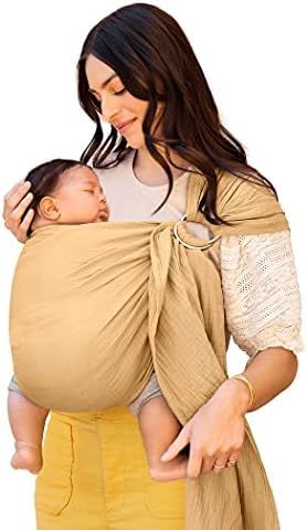 Moby Ring Sling Wrap Carrier | Hands-Free, Versatile Support Wrap for Mothers, Fathers, and Careg... | Amazon (US)