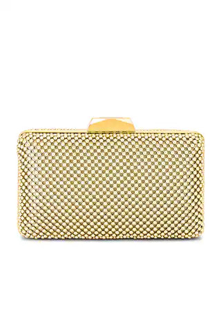 olga berg Natasha Ball Mesh Clutch in Gold from Revolve.com | Revolve Clothing (Global)
