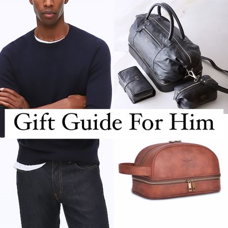 Upgrade his wardrobe and travel essentials with these FAB FINDS from Target, J Crew, and Pottery Barn!

Crewneck sweater, lambs wool, tote, shaving bag, leather tote, leather, leather shaving bag, duffel bag, target, gift guide, gifts for him,  J crew, pottery barn.

#PotteryBarn #Jcrew #Target #TargetFinds #GiftsForHim

#LTKHoliday #LTKmens #LTKtravel