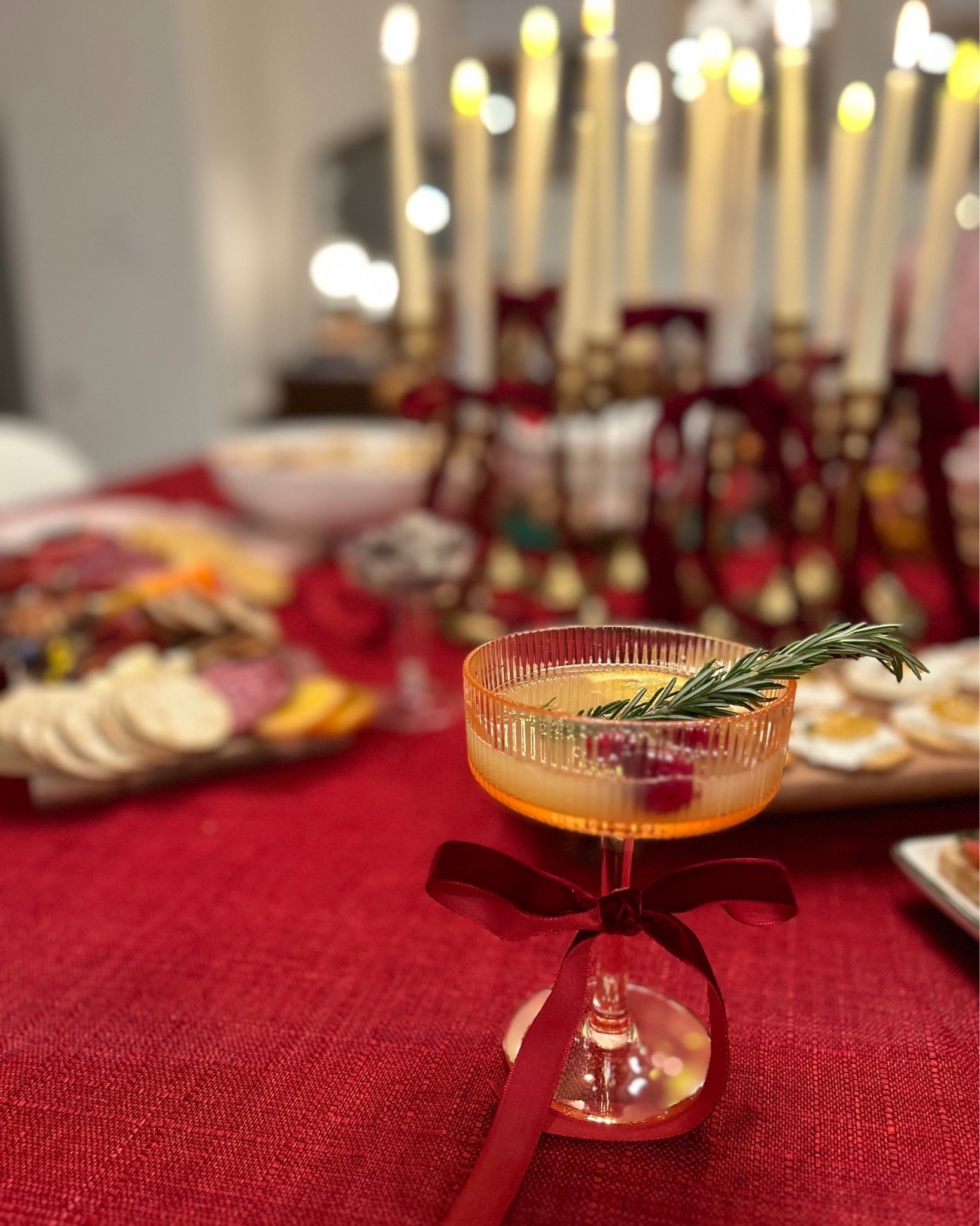 Mocktails never looked this gorgeous. Linking the martini glasses and ribbon I used - the perfect combo for hosting! 

// Mocktails, holiday hosting, festive drinks, elegant glassware, party ideas, hosting tips, ribbon decor, holiday table, drink styling

#LTKHome #LTKSeasonal #LTKHoliday