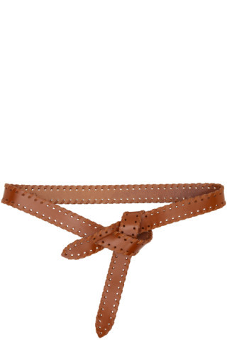 Isabel Marant - Brown Braided Lecce Belt | SSENSE