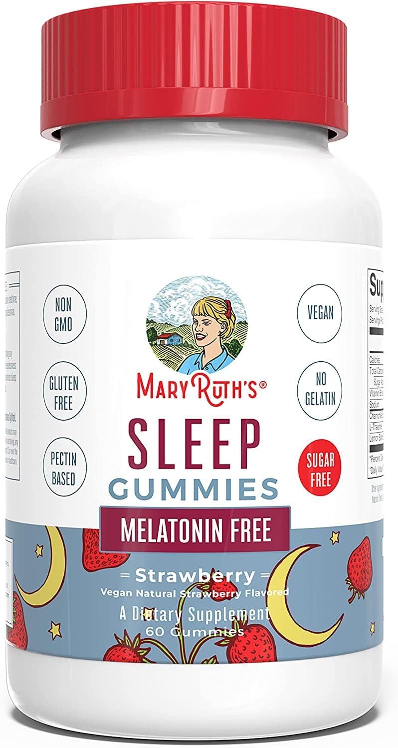 MaryRuth's Sleep Gummies | Sugar Free | NO Melatonin | L Theanine, Lemon Balm, Chamomile, Vitamin... | Amazon (US)