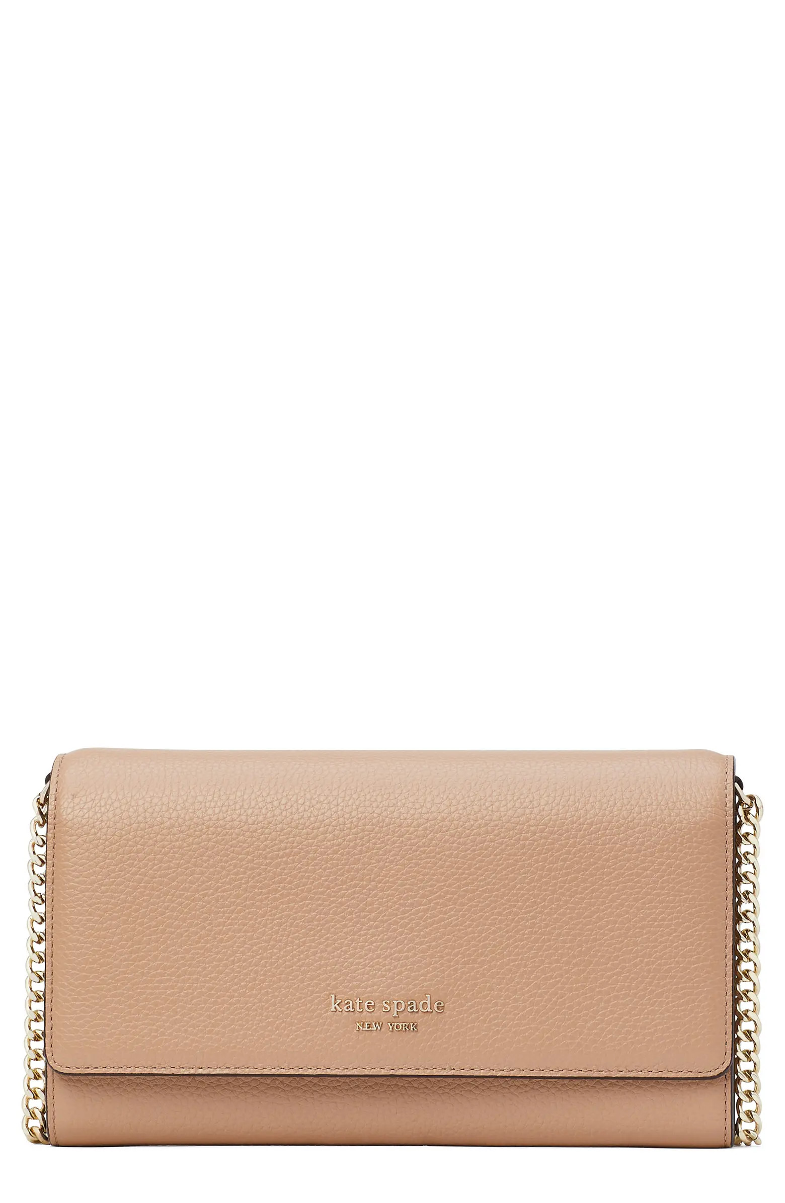 kate spade new york Roulette Leather Wallet on a Chain | Nordstrom | Nordstrom