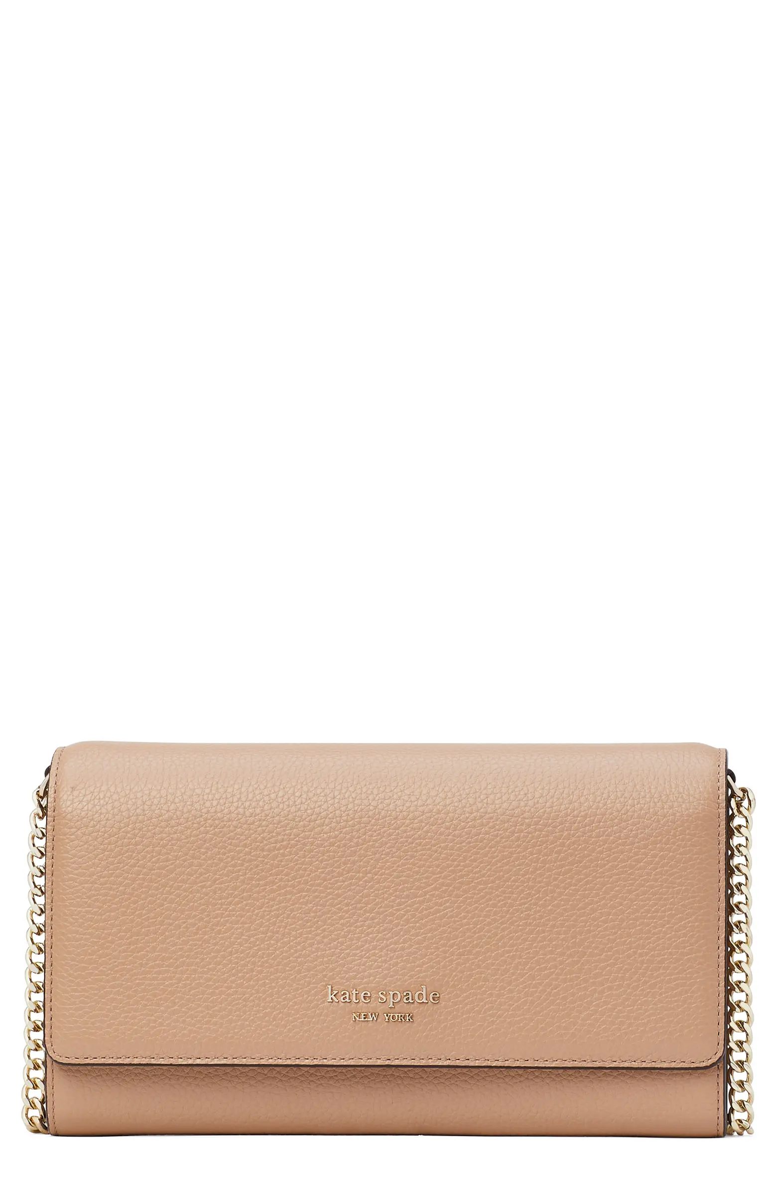 kate spade new york Roulette Leather Wallet on a Chain | Nordstrom | Nordstrom