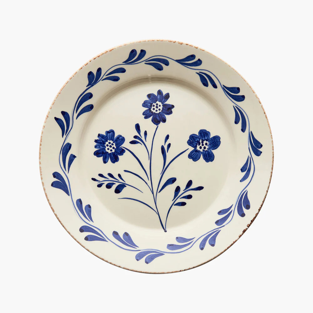 Casa Nuno Blue Flower Plate | Dear Keaton