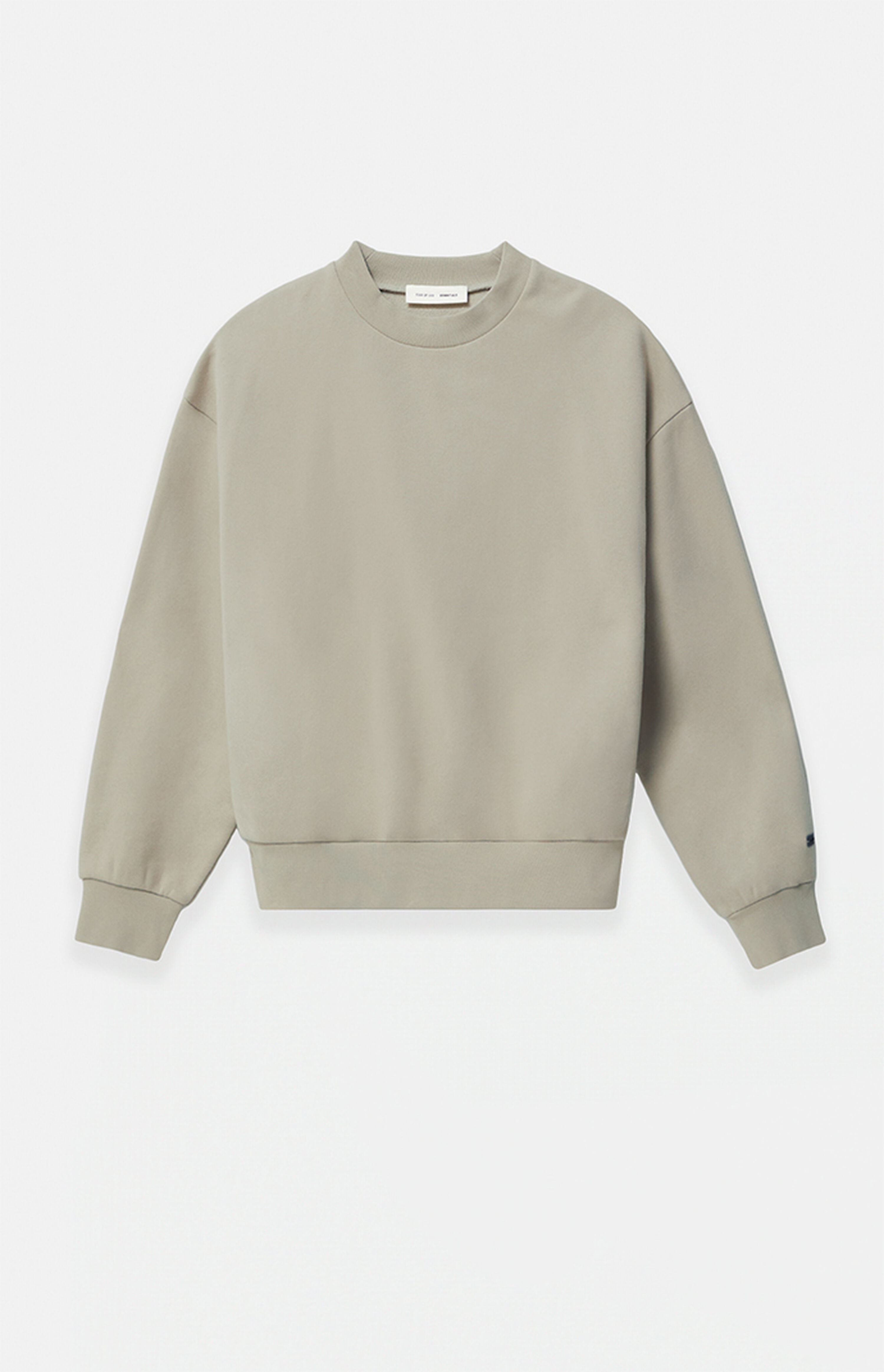 Fear of God ESSENTIALS Abbey Stone Classic Fleece Crew Neck Sweatshirt | PacSun