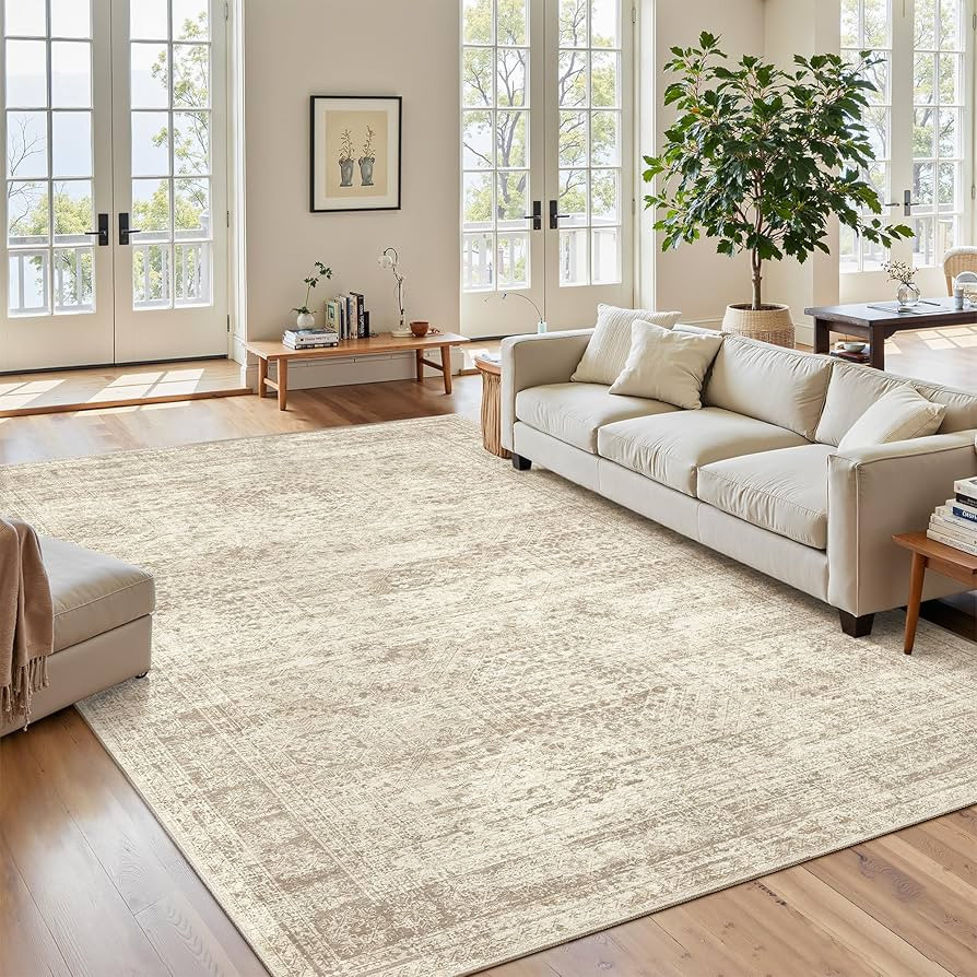 6x9 Area Rug for Living Room Washable 6x9 Rug Non-Slip Modern Rugs for Bedroom Dinning Room Ultra... | Amazon (US)