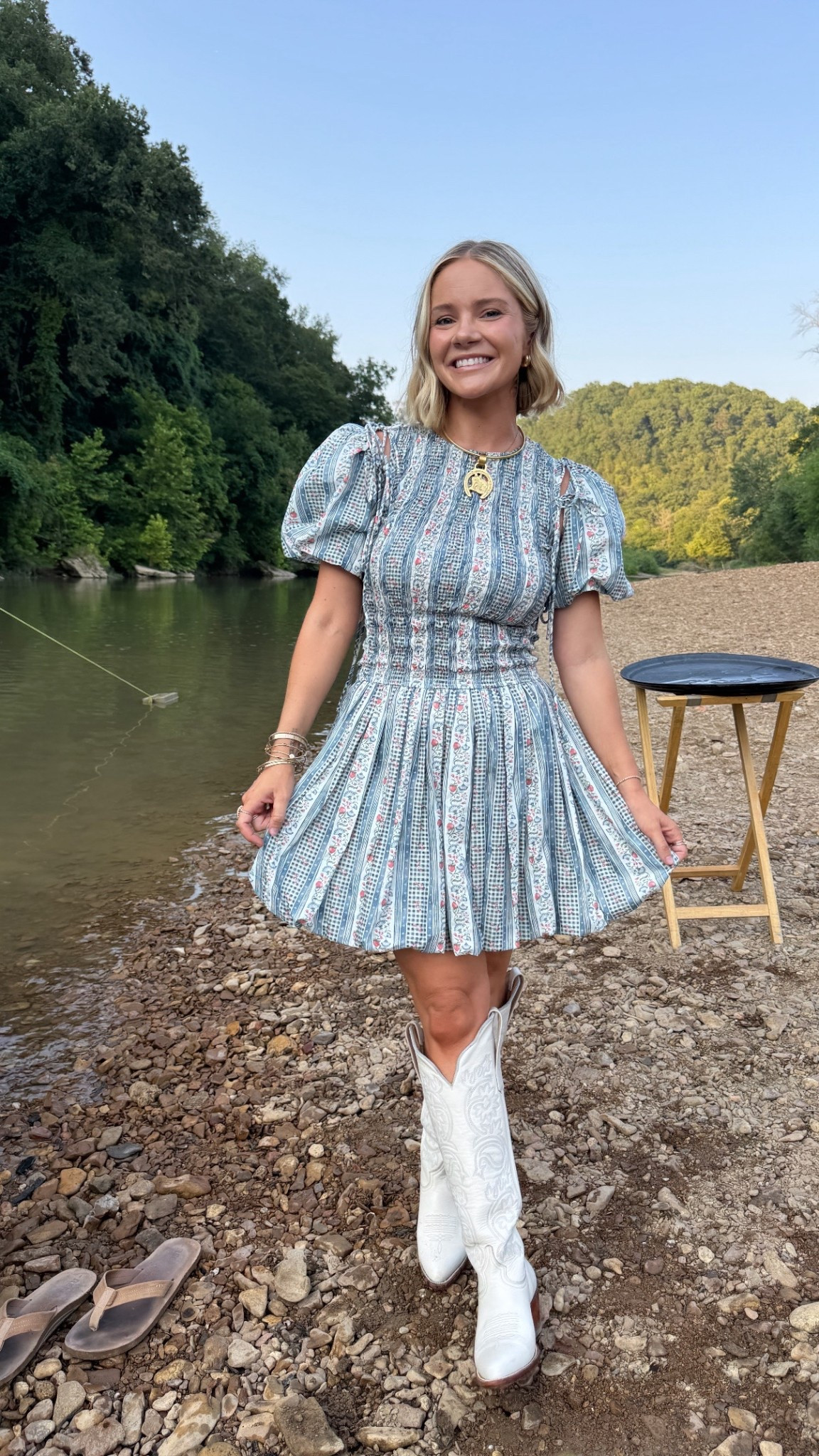 Easy summer mini dress outfit, postpartum summer outfit, postpartum dress