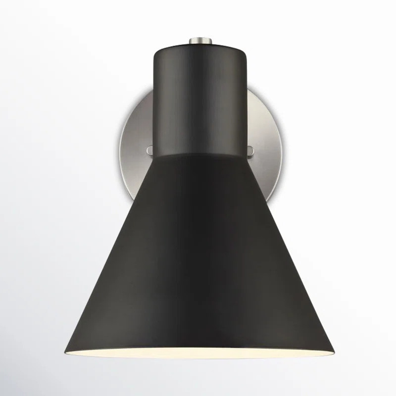 Byers Single Light Steel Dimmable Armed Sconce | AllModern