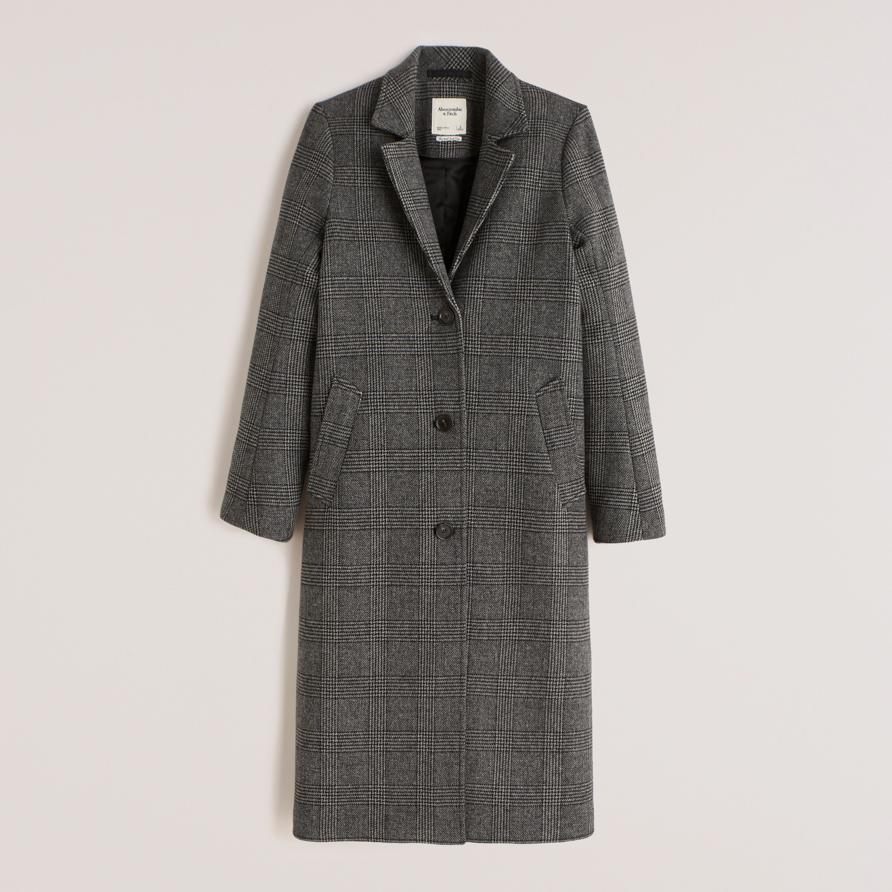 Calf-Length Dad Coat | Abercrombie & Fitch (US)