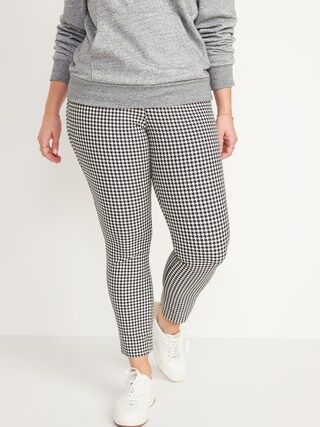 High-Waisted Pixie Houndstooth Ankle Pants for Women | Old Navy (US)