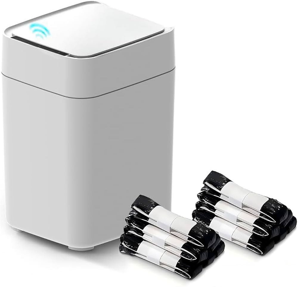 Automatic Self Changing Trash Can,Self Sealing Trash can,Self Bagging Motion Sensor Touchless Gar... | Amazon (US)
