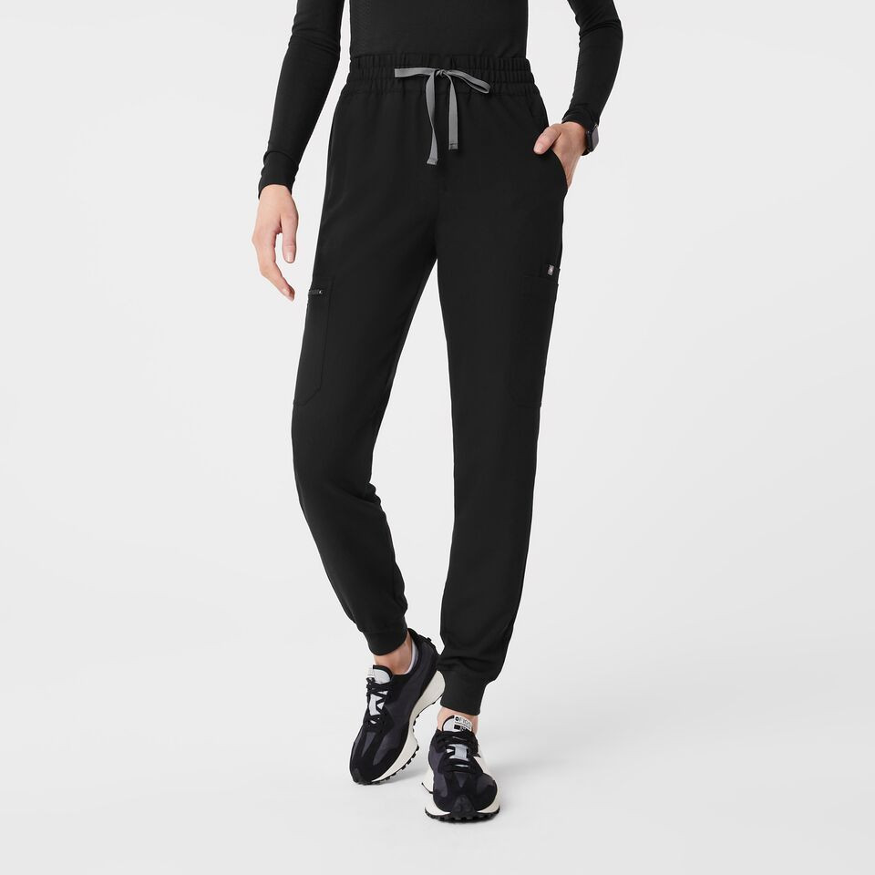 Women’s High Waisted Uman Relaxed Jogger Scrub Pants - Black · FIGS | FIGS