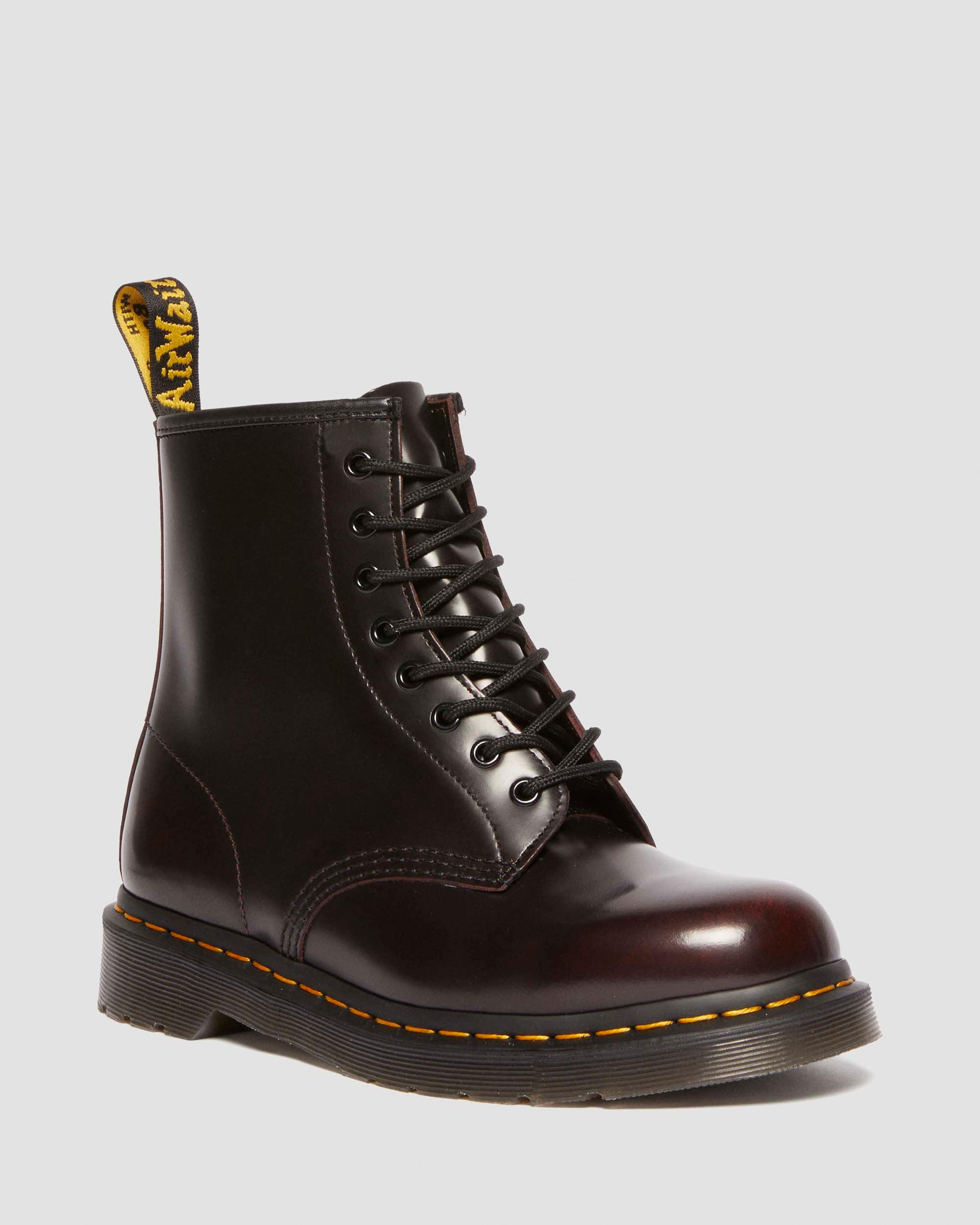 1460 Arcadia leather boots in Cherry Red Arcadia | Dr. Martens | Dr. Martens